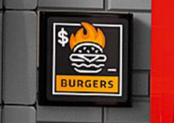lego city 60414 burger ad