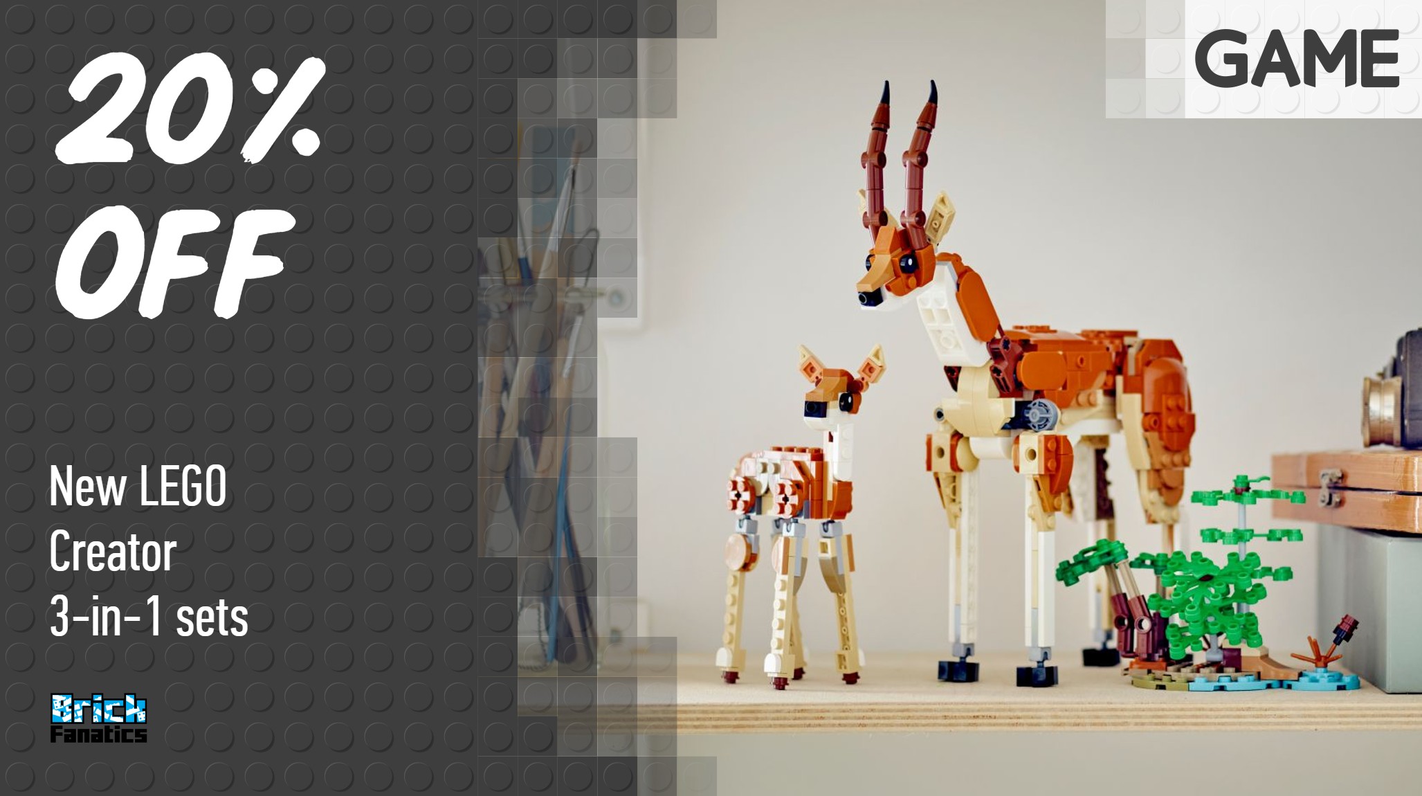 Lowest prices yet on LEGO Creator 3-in-1 sets for 2024