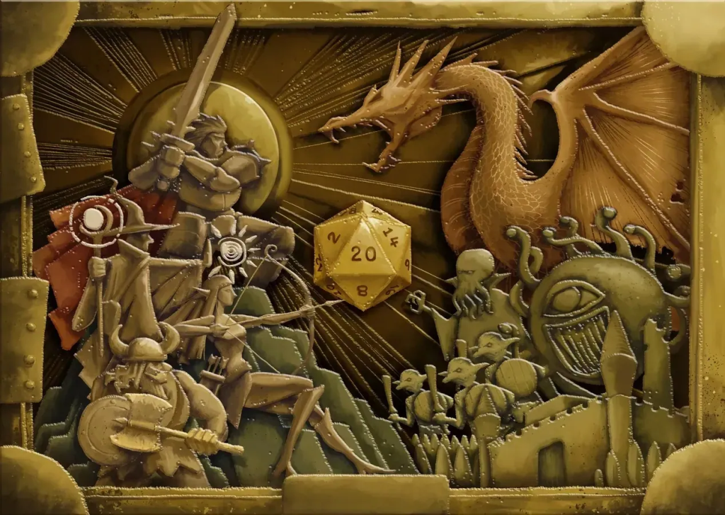 LEGO Ideas Dungeons Dragons Instruction Cover winner artwork 1024x727