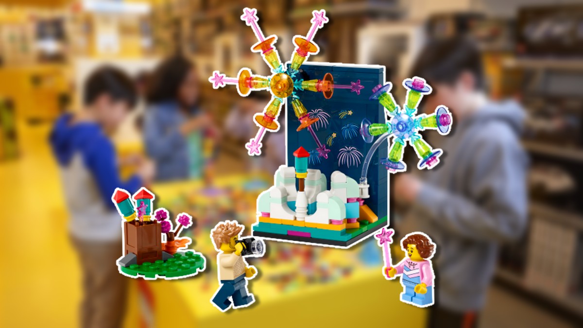 First official image of LEGO GWP 40689 Firework Celebrations
