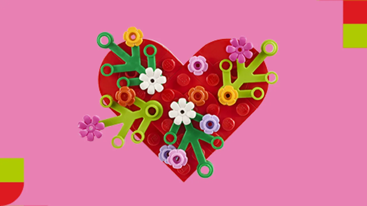 Free LEGO Valentine’s Day Heart make and take event announced