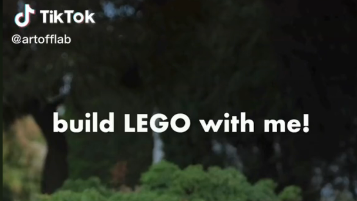 LEGO bricks used to create calming ASMR videos