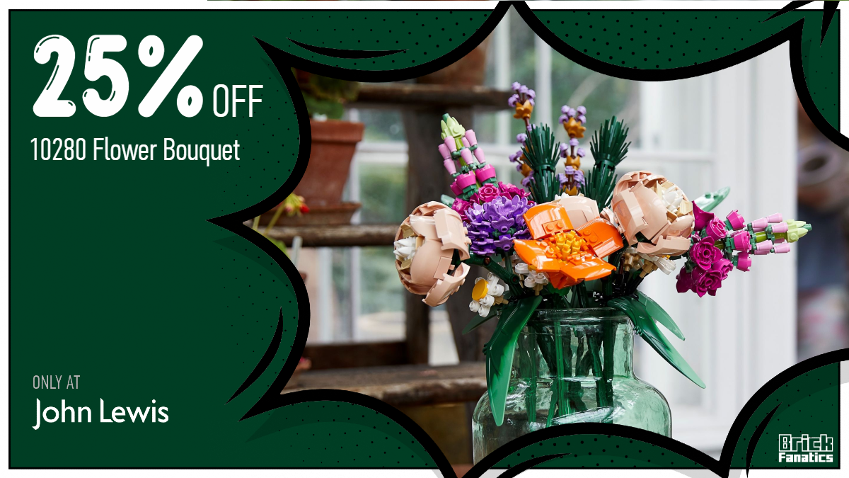 Bloom into a huge discount on LEGO 10280 Flower Bouquet