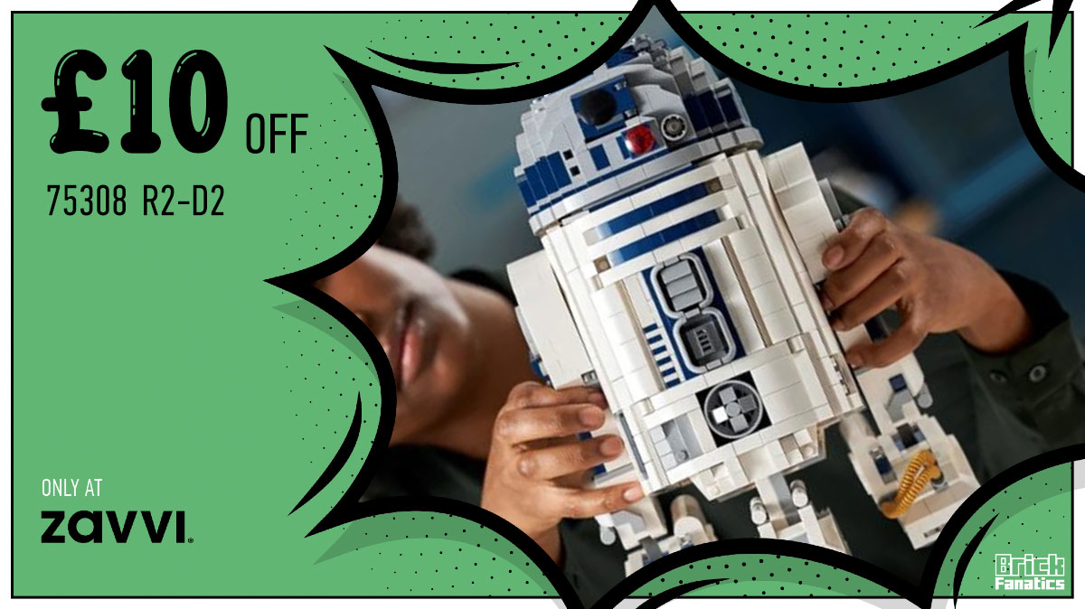 Beep beep boop, save £10 on 75308 R2-D2 at Zavvi