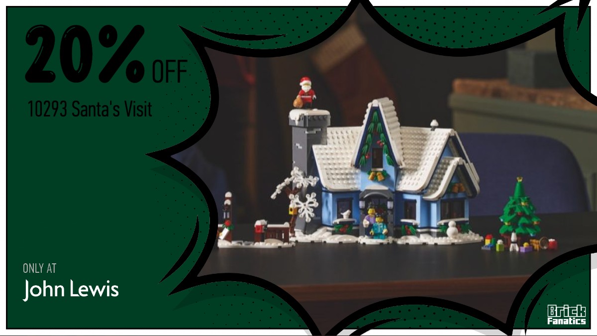 Get a cool 20% off 10293 Santa's Visit exclusively at John Lewis