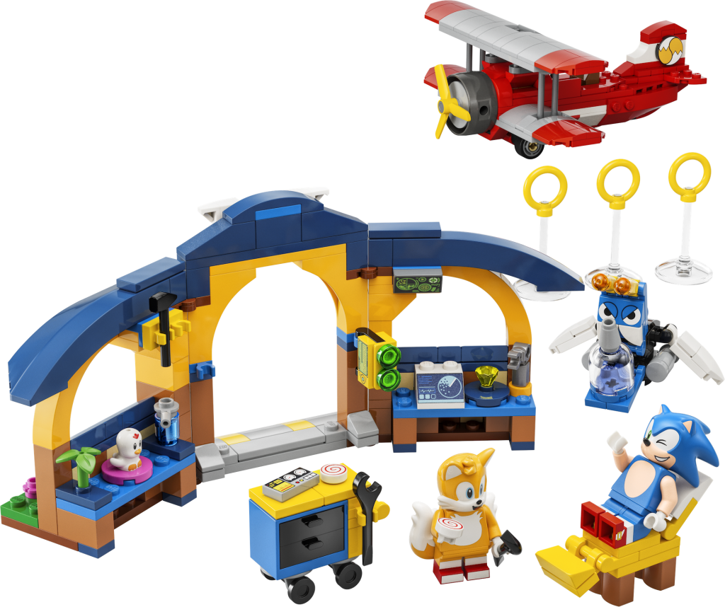 LEGO Sonic the Hedgehog 76991 Tails Workshop and Tornado Plane 3 1024x858