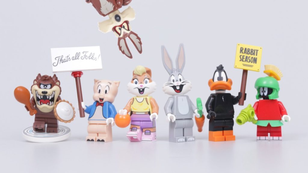 LEGO 71030 Looney Tunes Collectible Minifigures review title with Wile resized 1024x576
