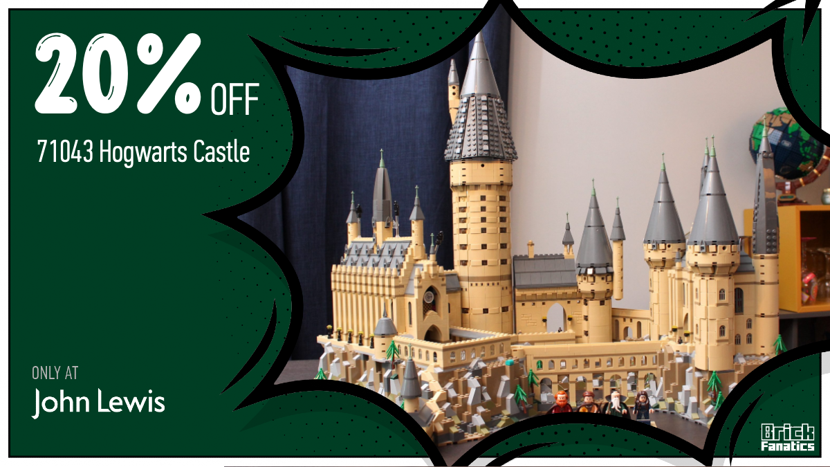 Huge discount on LEGO Harry Potter 71043 Hogwarts Castle at John Lewis