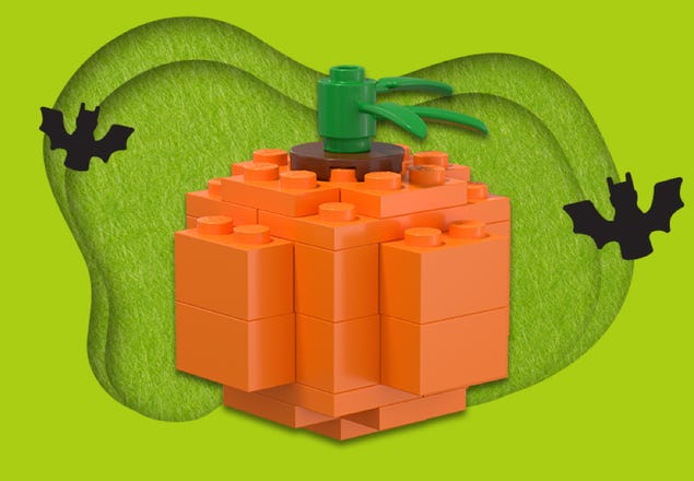 LEGO Pumpkin mini build