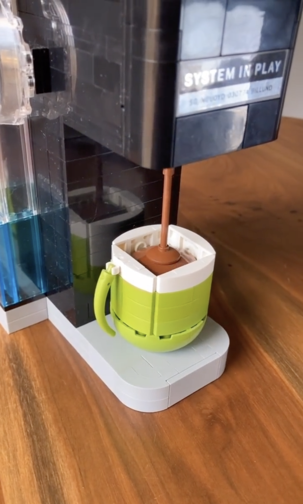 Bricktacular Builds LEGO Coffee Machine build 2 617x1024