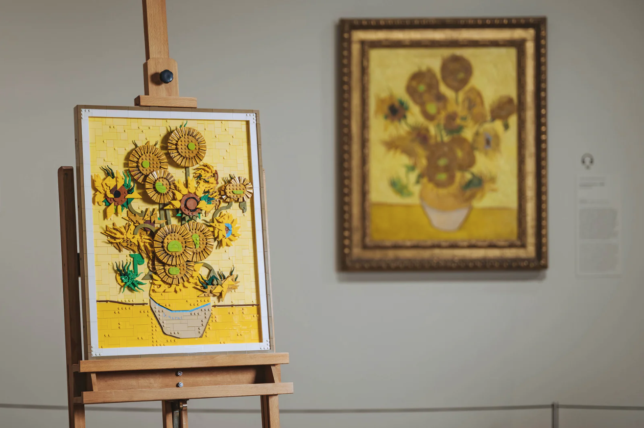 LEGO Art Van Gogh Sunflowers designer reveals how a masterpiece was built