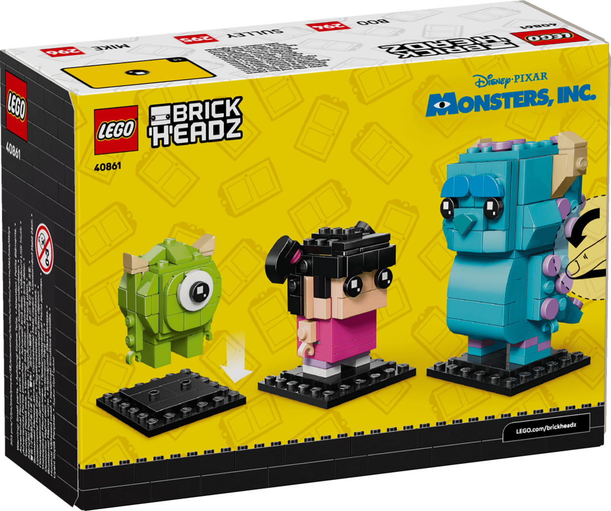 LEGO BrickHeadz 40861 Sulley Mike and Boo Figures 2 1200x1004