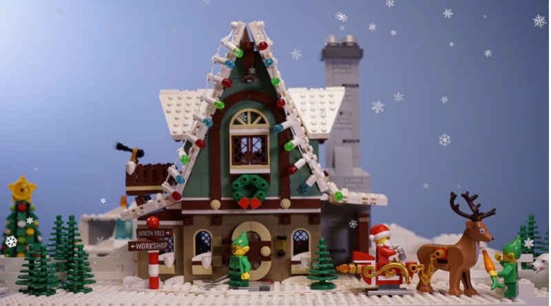 Enjoy a Christmas safety message from Santa in LEGO stop-motion