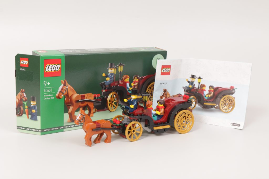 LEGO 40603 Wintertime Carriage Ride gift with purchase review 1 1024x683