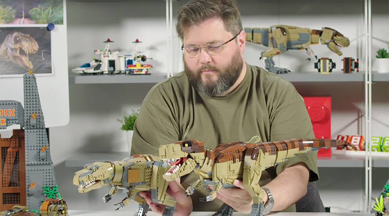 LEGO 75936 Jurassic Park: T. rex Rampage designer signing in Singapore today