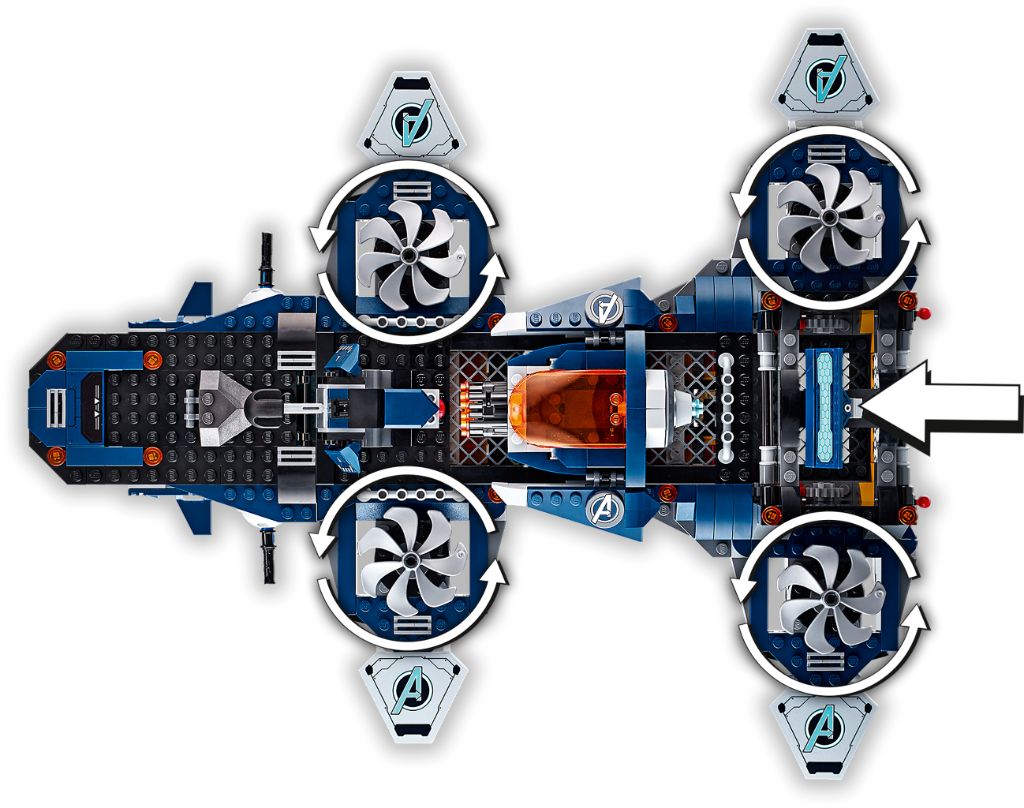 LEGO Marvel Avengers 76153 Avengers Helicarrier 5