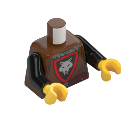 LEGO Wolfpack torso piece