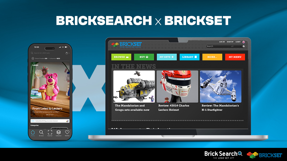 Brickset x Brick Search: the complete LEGO experience