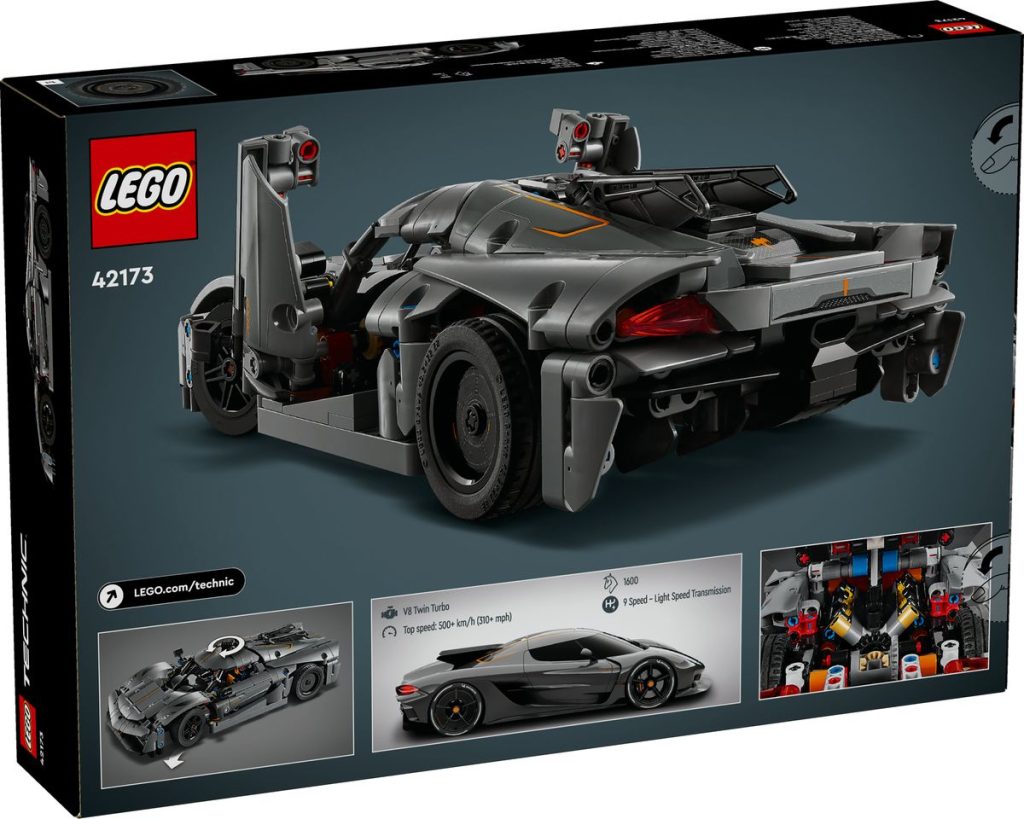 42173 LEGO Koenigsegg Jesko Absolut Supersportwagen in Grau 2 1024x819