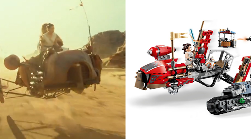 See LEGO Star Wars 75250 Pasaana Speeder Chase in action