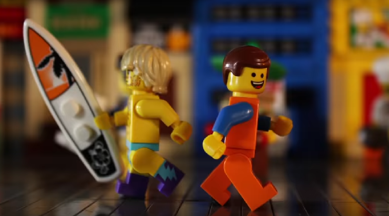 Emmet retells The LEGO Movie in stop motion animation