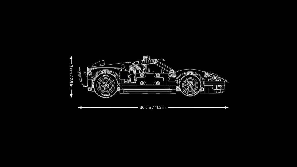 LEGO Technic 42223 1966 Ford GT40 MKII 19 1200x675