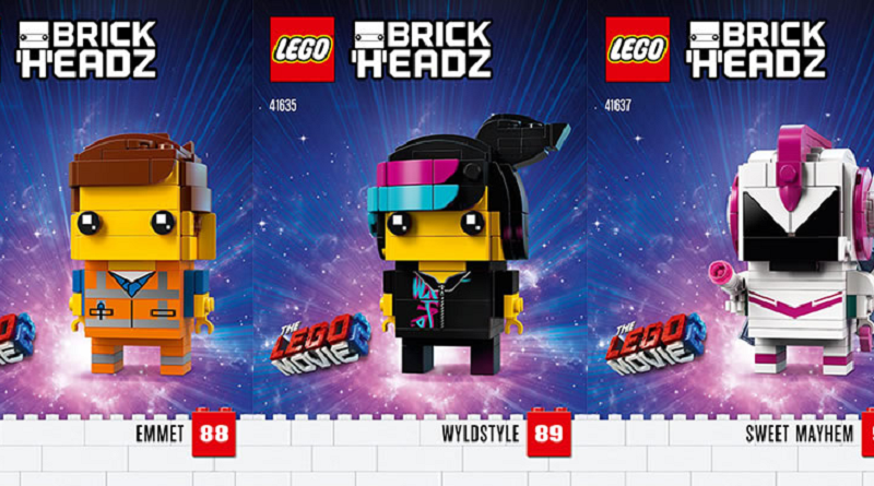 The LEGO Movie 2 BrickHeadz 41634 Emmet and 41635 Wyldstyle are Wal*Mart exclusives