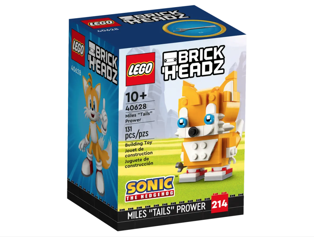 LEGO BrickHeadz 40628 Miles Tails Prower box front 1024x772