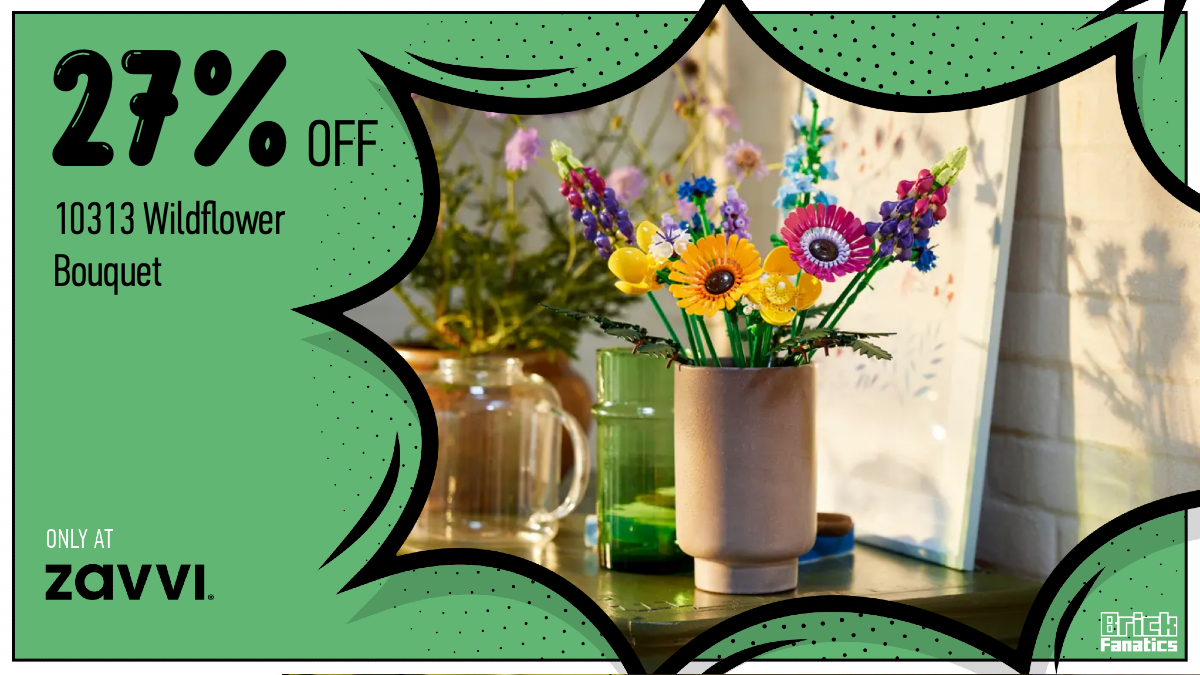 Get 27% off LEGO Icons 10313 Wildflower Bouquet for Mother's Day at Zavvi