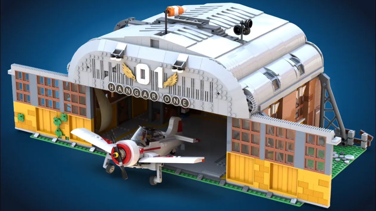 Old Flying Club & Hangar successfully lands in LEGO Ideas review