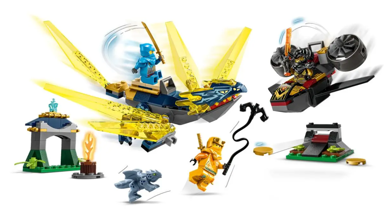 LEGO NINJAGO 71798 Nya and Arins Baby Dragon Battle 3