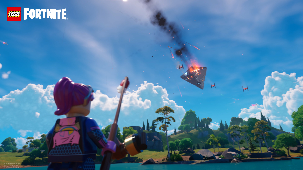 Limited edition LEGO Fortnite x Star Wars metal print revealed