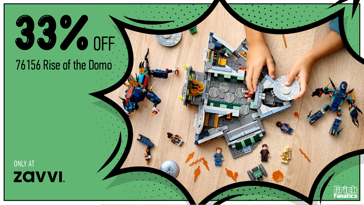 Fly over to Zavvi to get a third off LEGO Marvel 76156 Rise of the Domo
