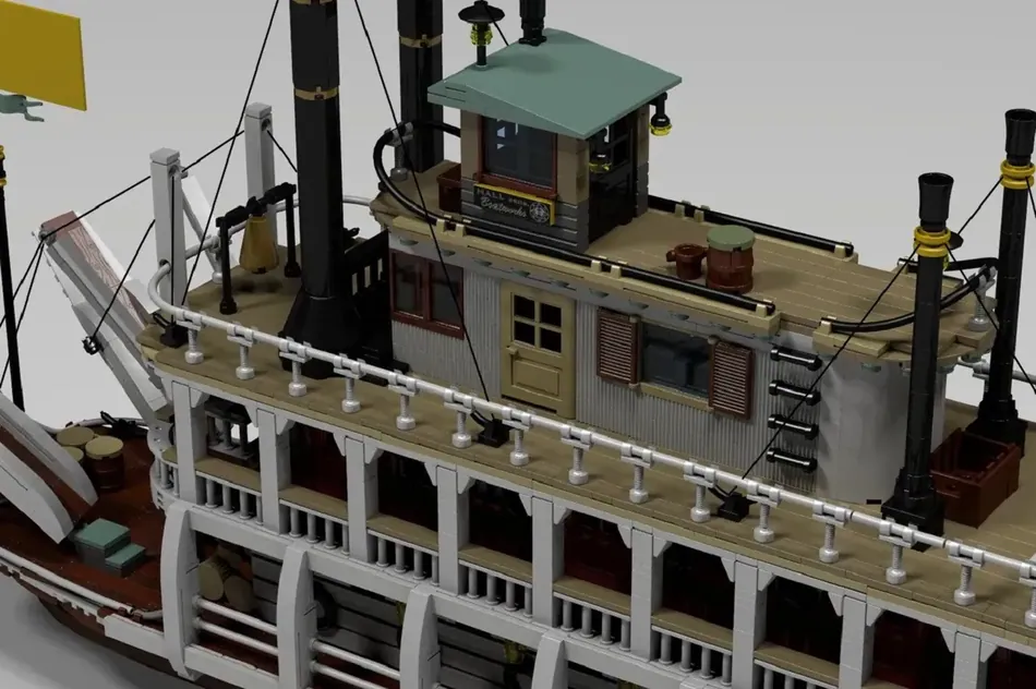 LEGO Ideas Western River Steamboat 6