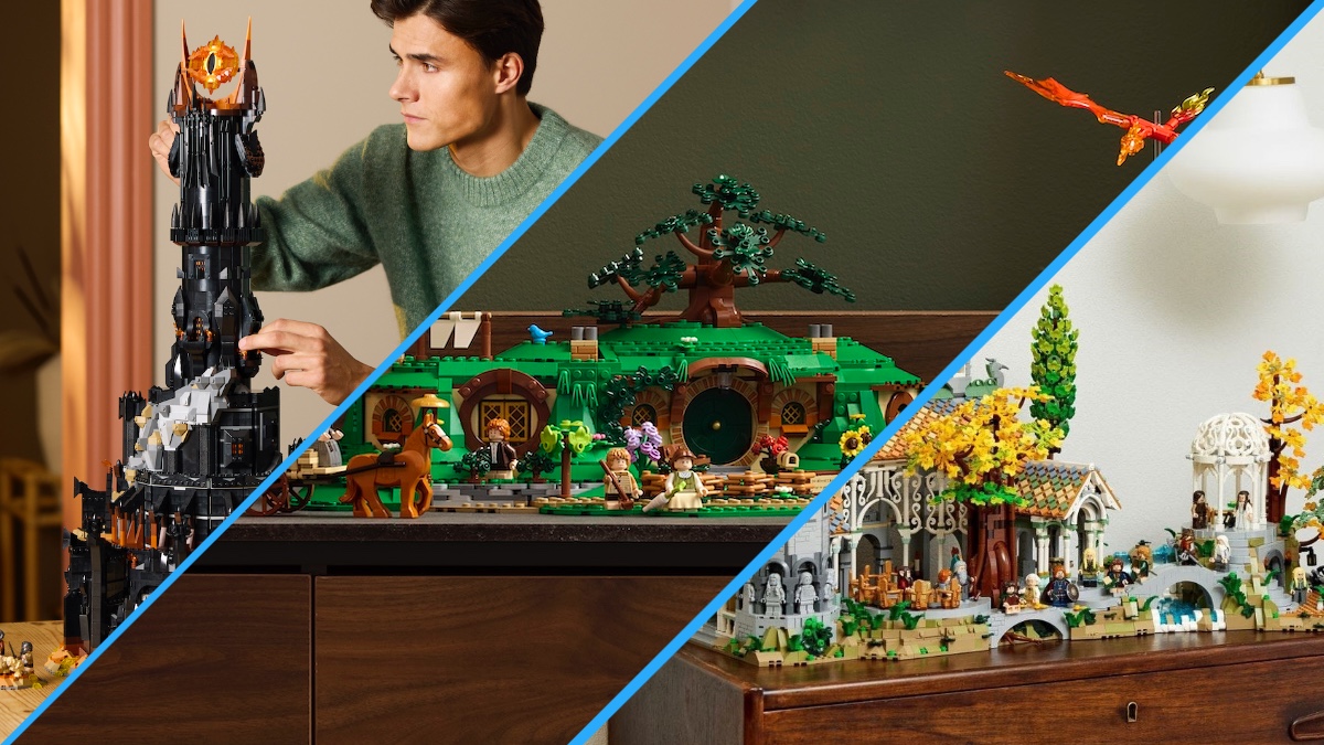 First look at all three flagship LEGO The Lord of the Rings sets together