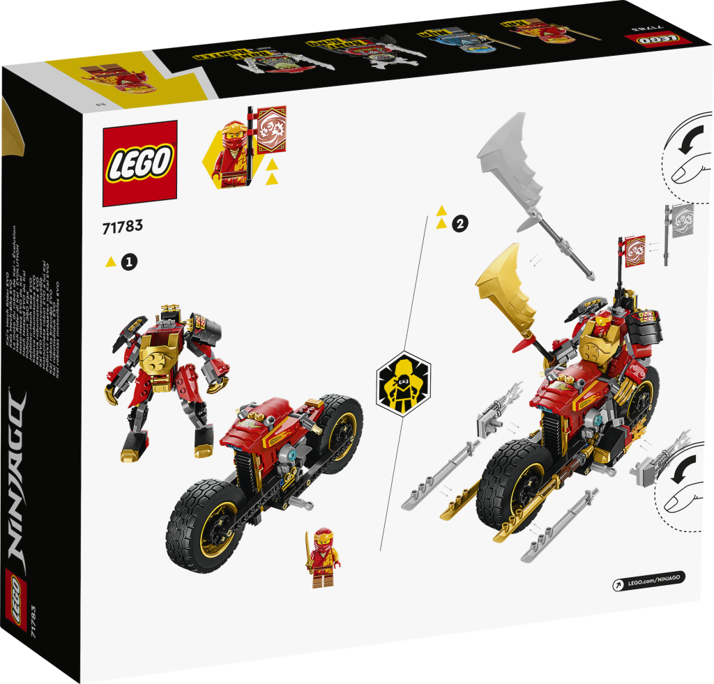 LEGO NINJAGO 71783 Kais Mech Rider EVO 2 1024x981