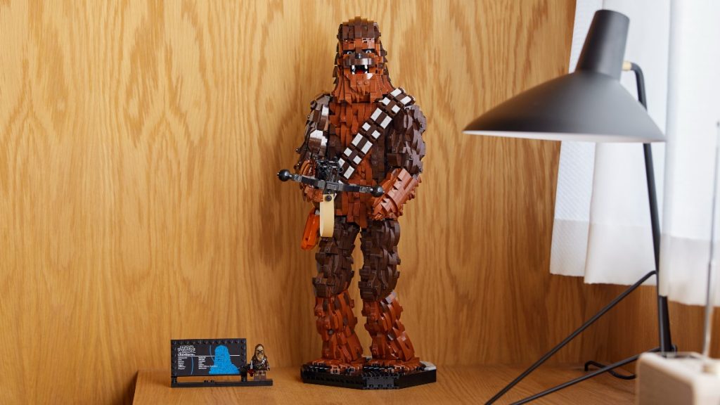LEGO Star Wars 75371 Chewbacca lifestyle desk featured 1024x576