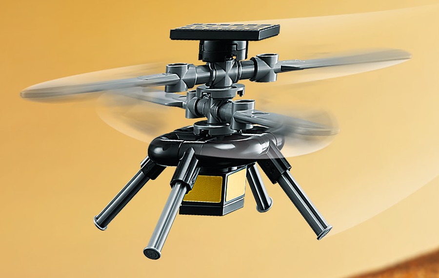 42158 NASA Mars Rover Perseverance Ingenuity Helicopter 1