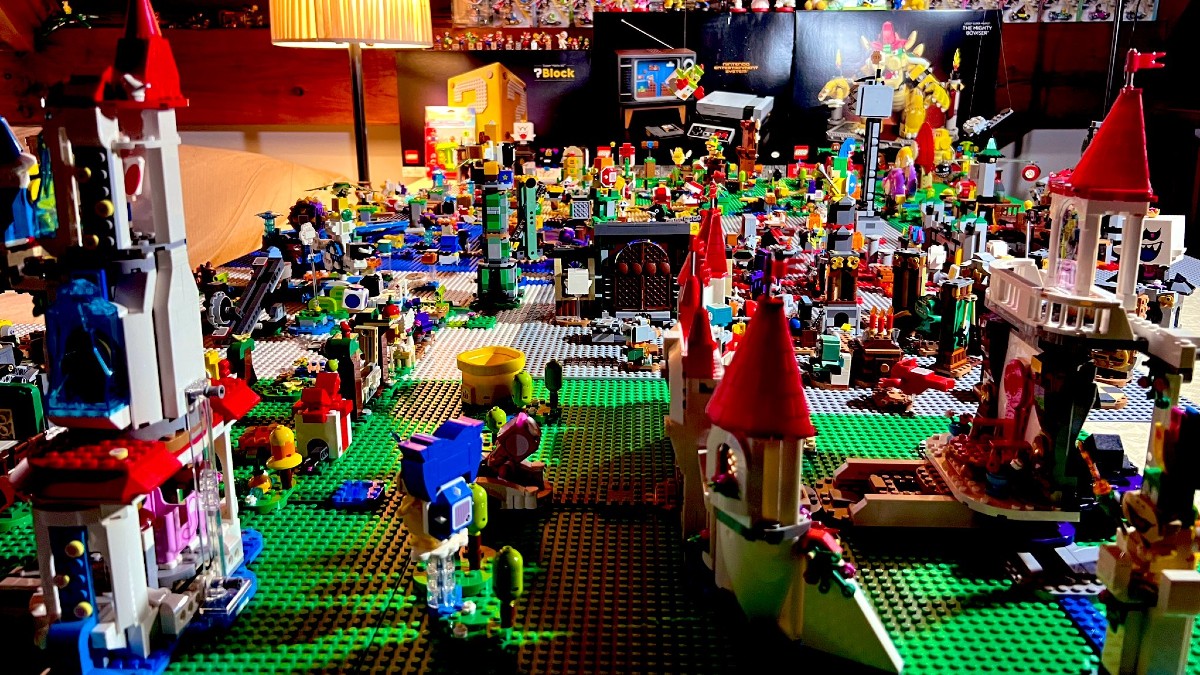 Here’s (almost) every LEGO Super Mario set as one huge level