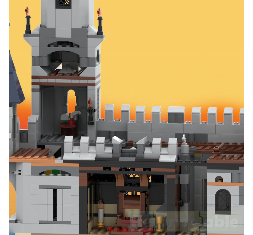 Rebrickable LEGO 31168 Wizard Tower alt build 4