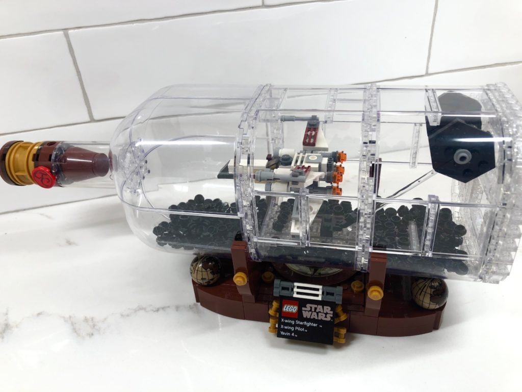 LEGO Star Wars ship in a bottle 4