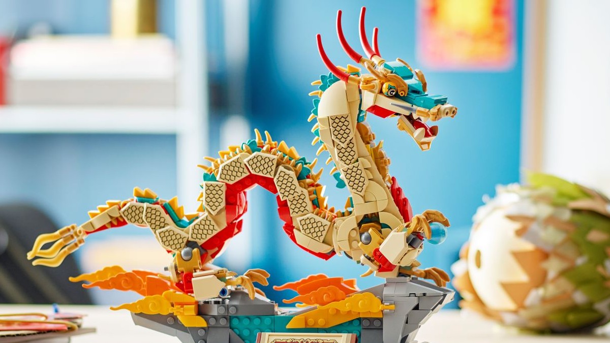 LEGO Lunar New Year 2024 set debuts possibly the biggest dragon ever 