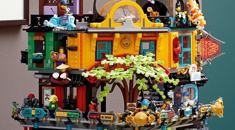 More detailed images of LEGO 71741 NINJAGO City Gardens emerge