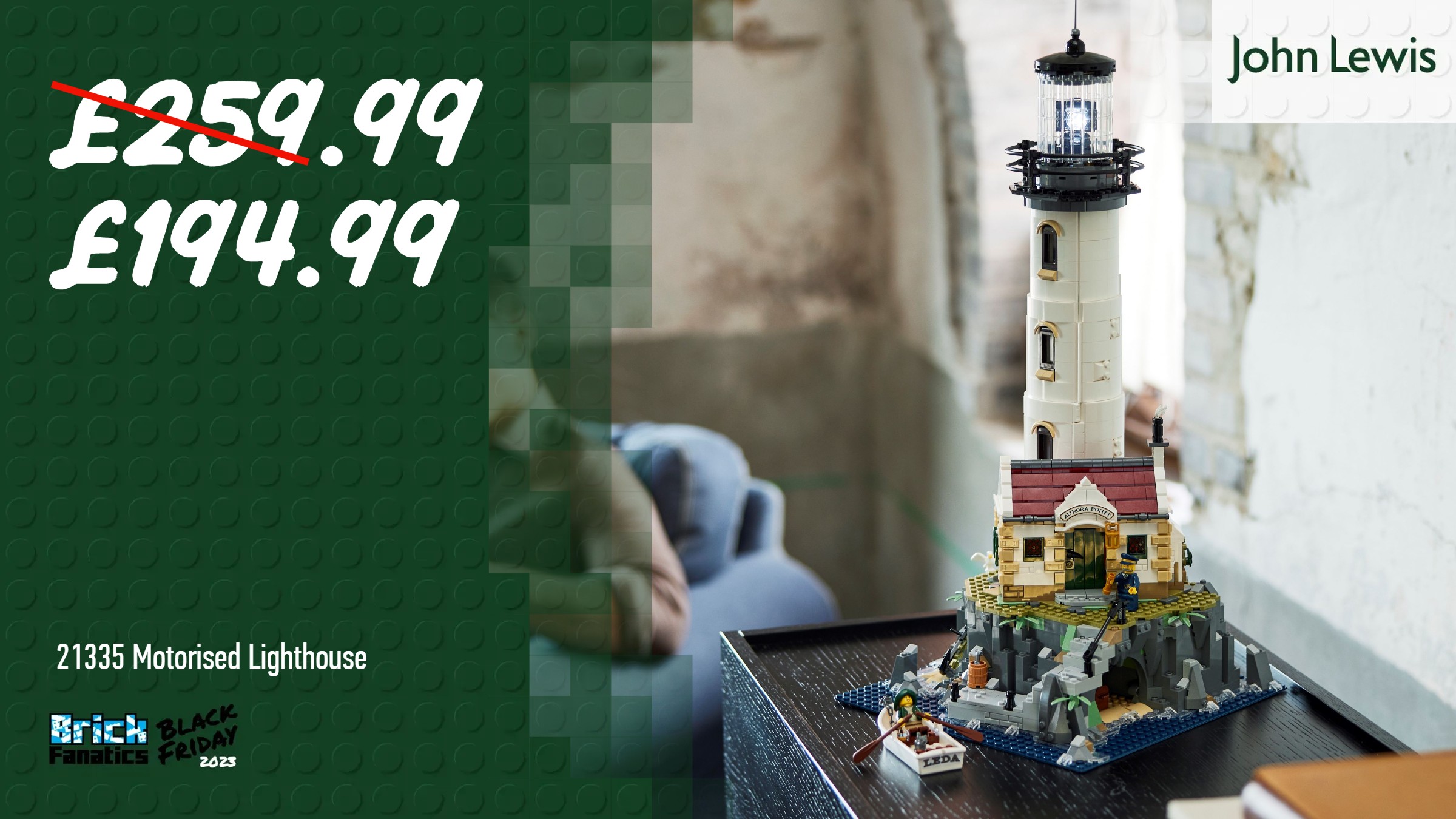Lowest price yet on LEGO Ideas 21335 Motorised Lighthouse