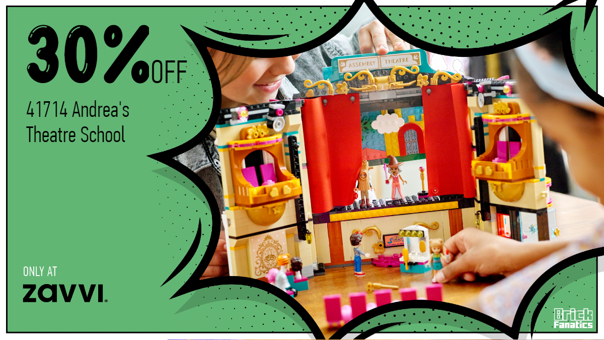 Take to the stage with colossal deal on LEGO 41714 Andrea's Theatre School at Zavvi