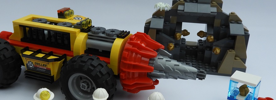 LEGO City 60186 Mining Heavy Driller review