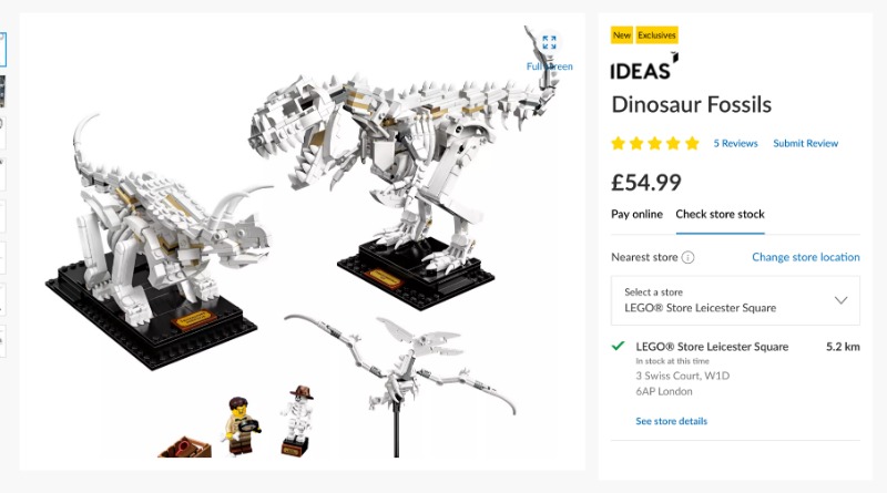 LEGO.com adds inventory checker for US and UK customers