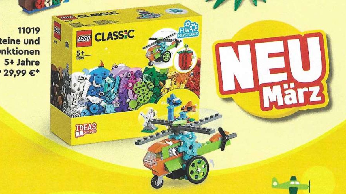 German LEGO catalogue reveals three Classic 2022 sets