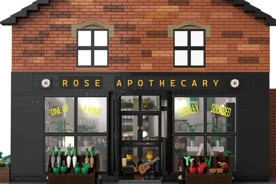 LEGO Ideas Schitts Creek The Rose Apothecary featured