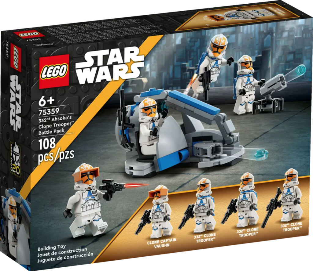 LEGO Star Wars 75359 332nd Ahsokas Clone Trooper Battle Pack box front 1024x888